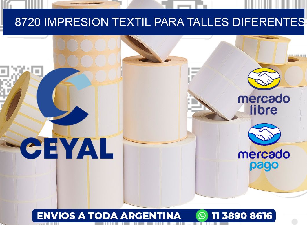 8720 IMPRESION TEXTIL PARA TALLES DIFERENTES