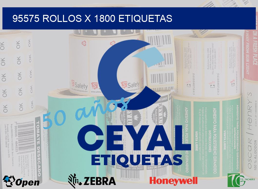 95575 Rollos x 1800 etiquetas