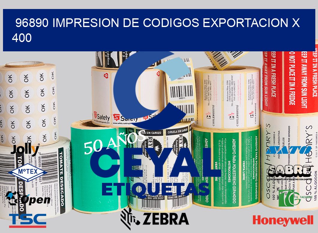 96890 impresion de codigos exportacion x 400