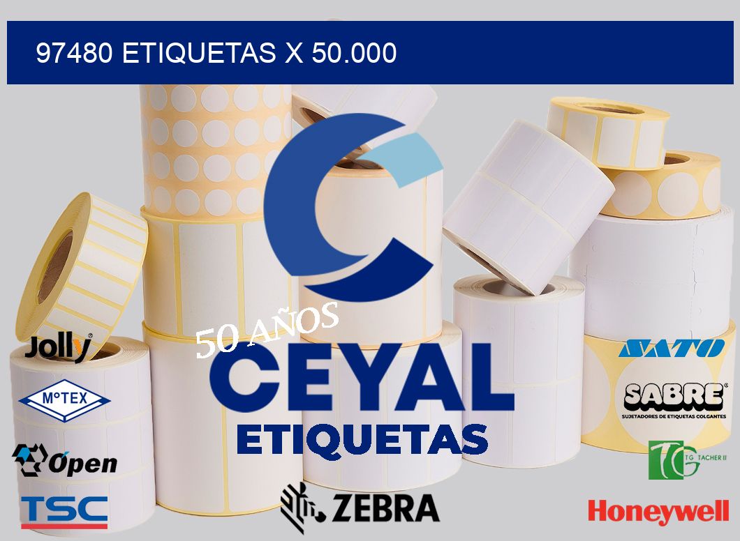 97480 Etiquetas x 50.000