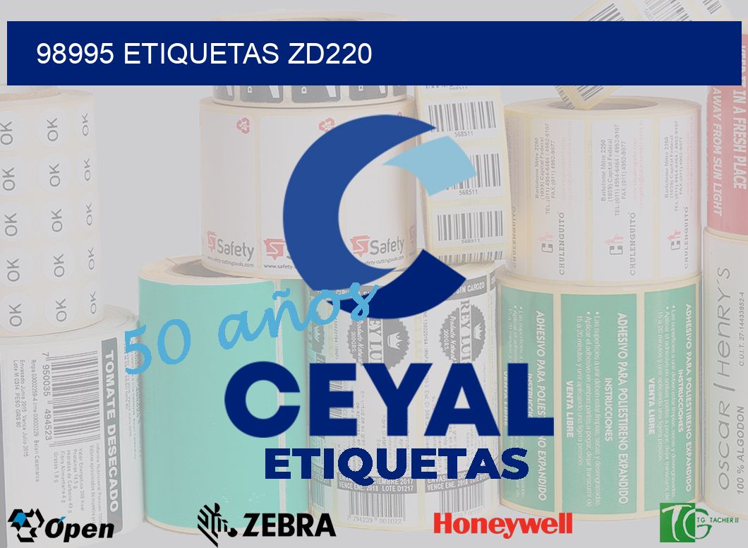 98995 ETIQUETAS ZD220