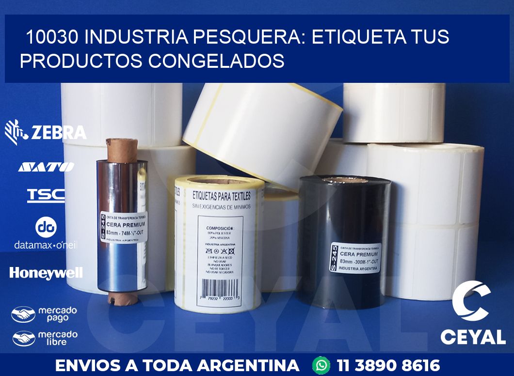 10030 INDUSTRIA PESQUERA: ETIQUETA TUS PRODUCTOS CONGELADOS