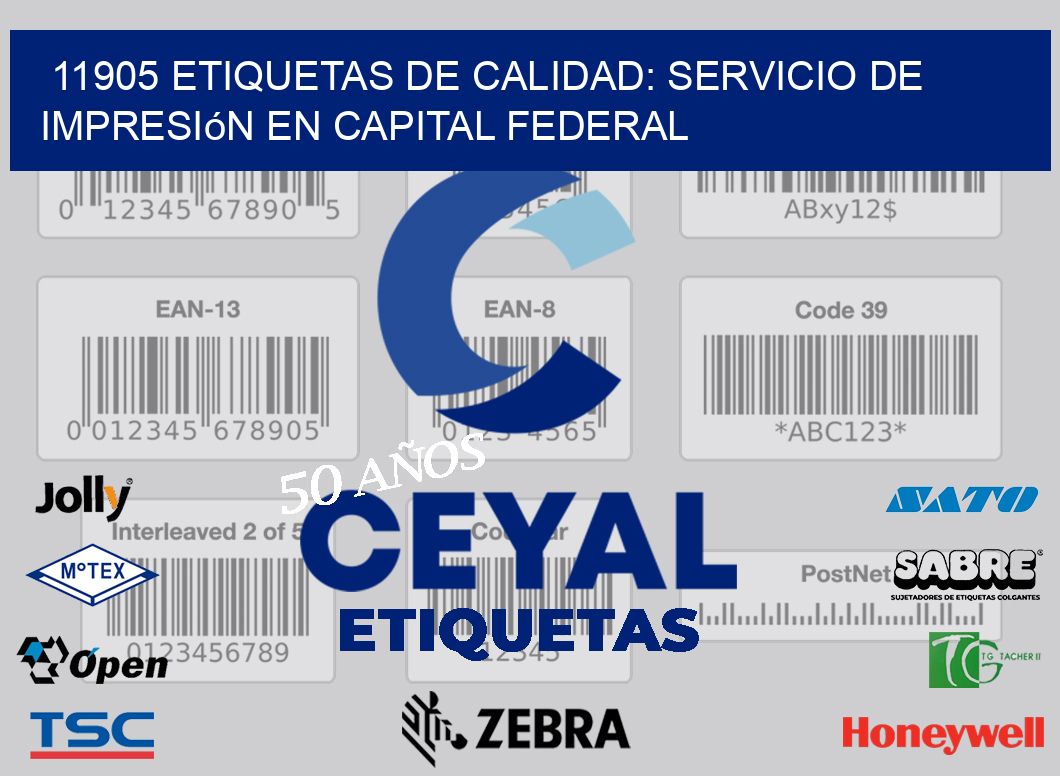 11905 Etiquetas de Calidad: Servicio de Impresión en Capital Federal