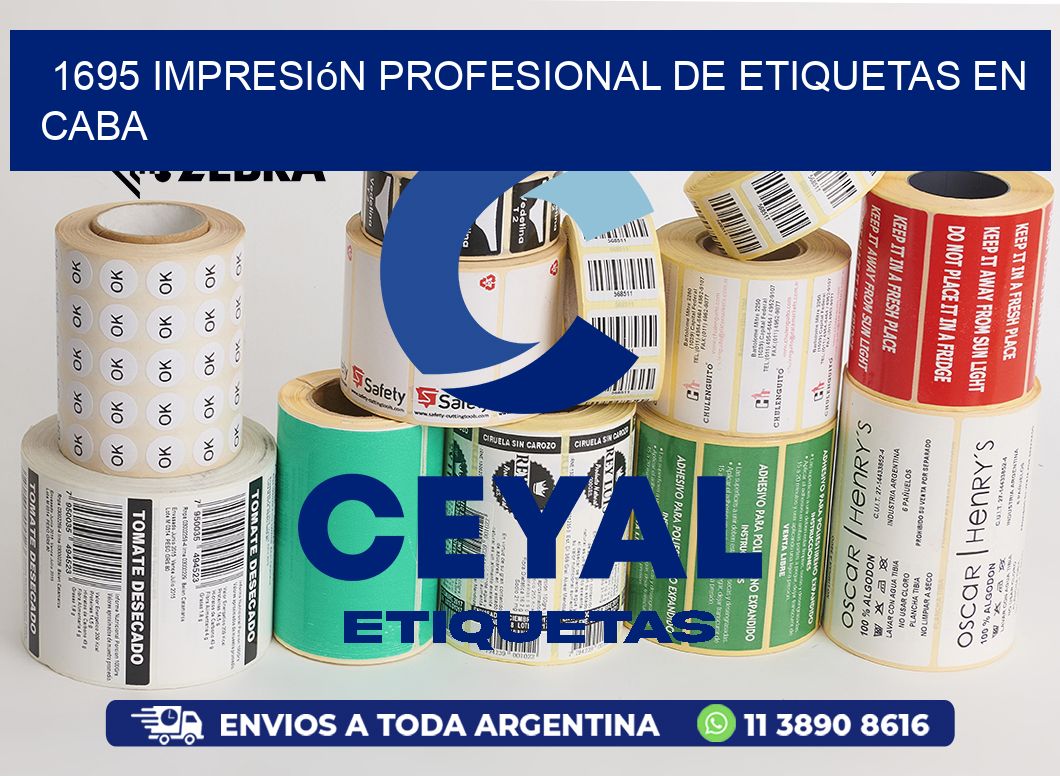 1695 Impresión Profesional de Etiquetas en CABA