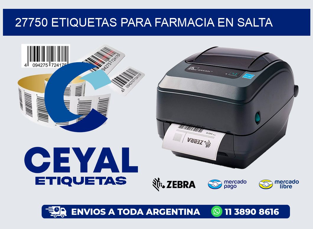 27750 ETIQUETAS PARA FARMACIA EN SALTA