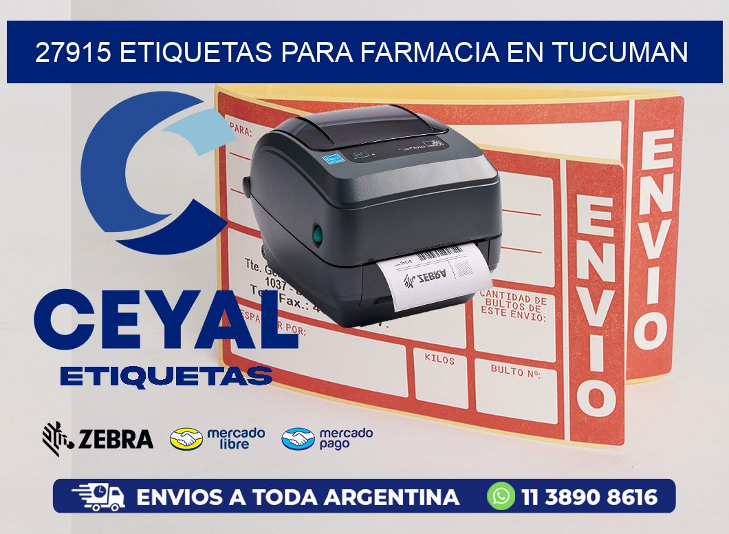 27915 ETIQUETAS PARA FARMACIA EN TUCUMAN