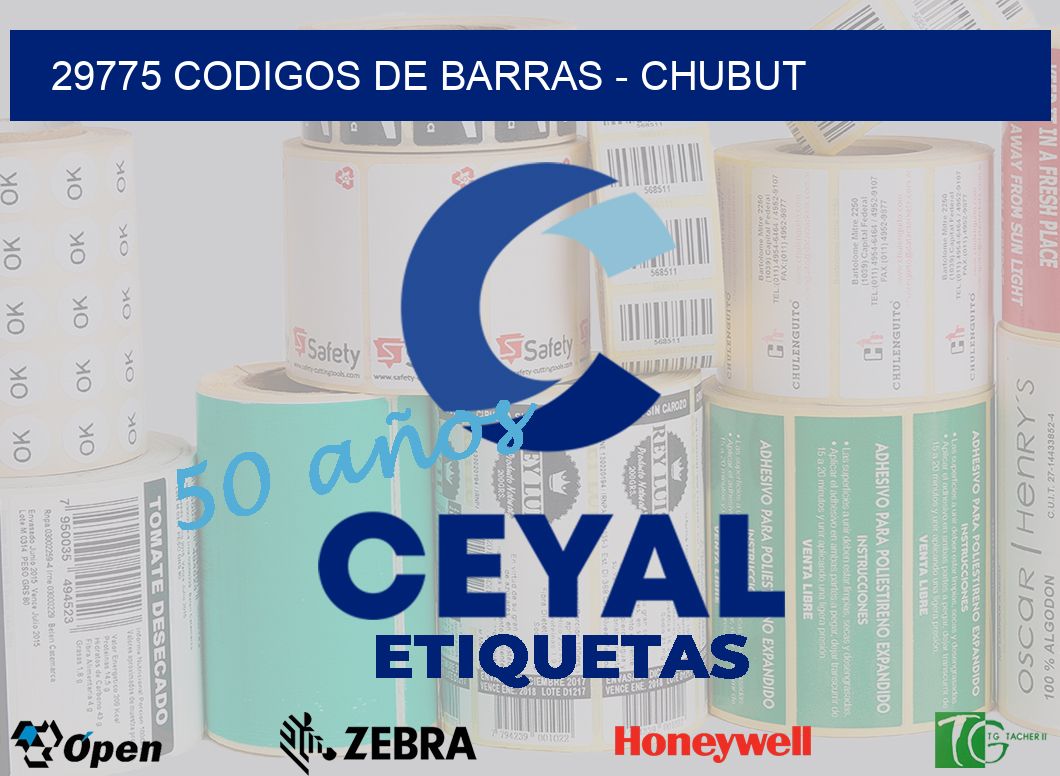 29775 CODIGOS DE BARRAS – CHUBUT