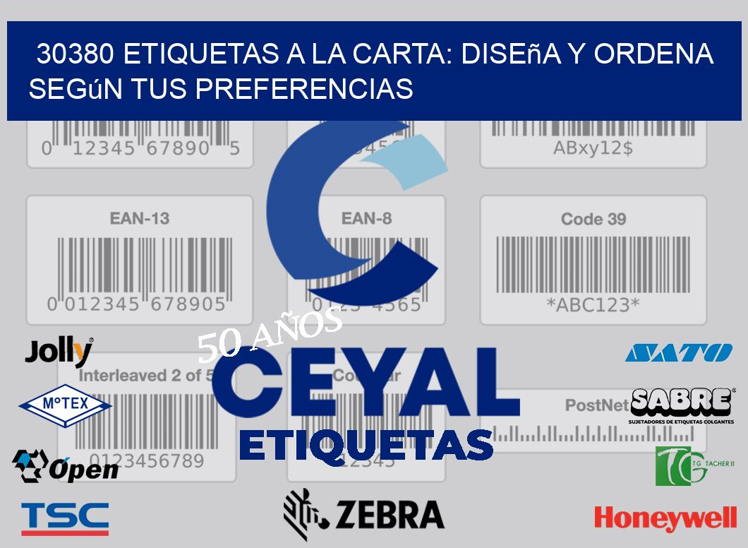 30380 Etiquetas a la Carta: Diseña y Ordena según tus Preferencias