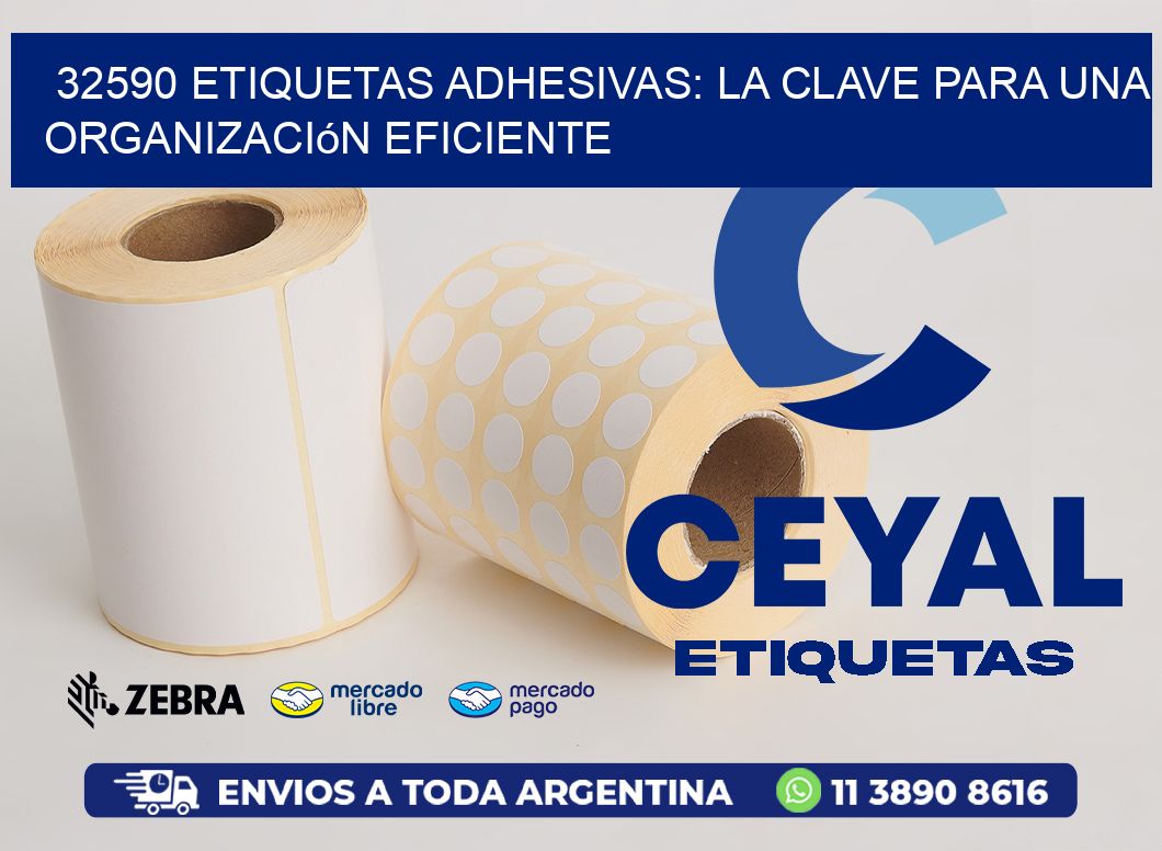 32590 Etiquetas Adhesivas: La Clave para una Organización Eficiente