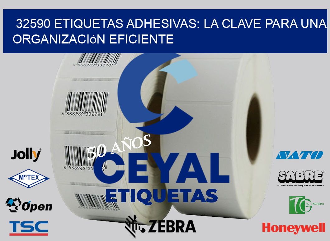 32590 Etiquetas Adhesivas: La Clave para una Organización Eficiente