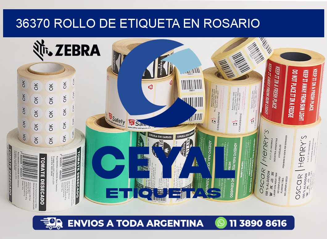 36370 ROLLO DE ETIQUETA EN ROSARIO