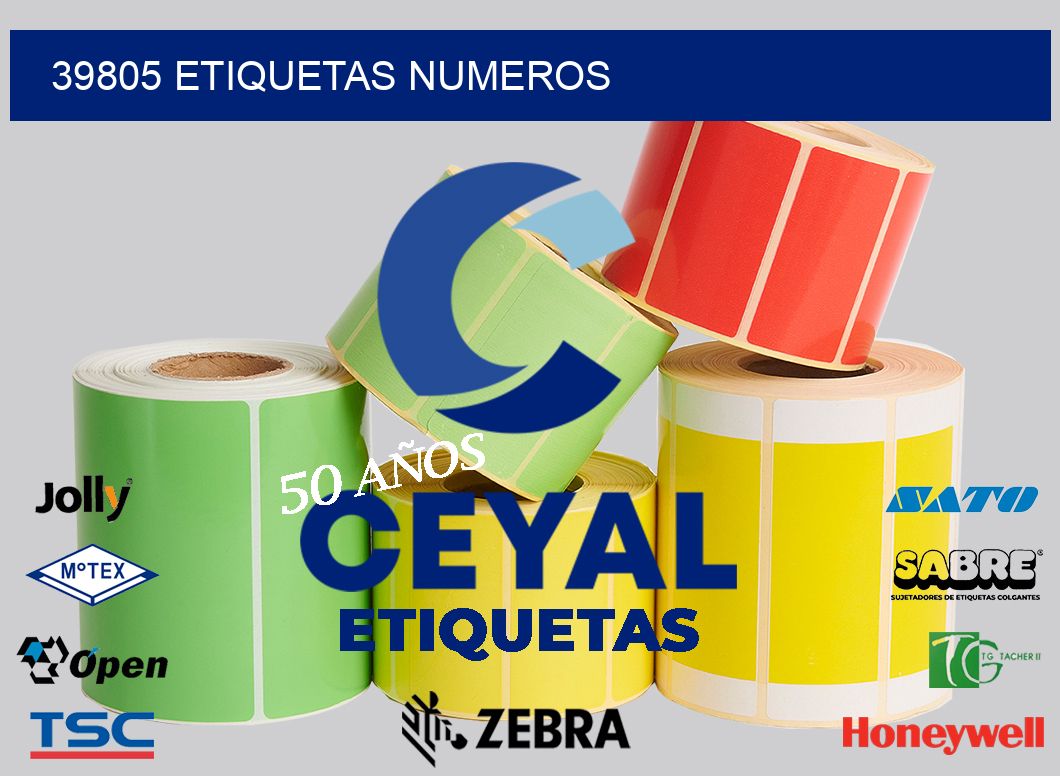 39805 etiquetas numeros