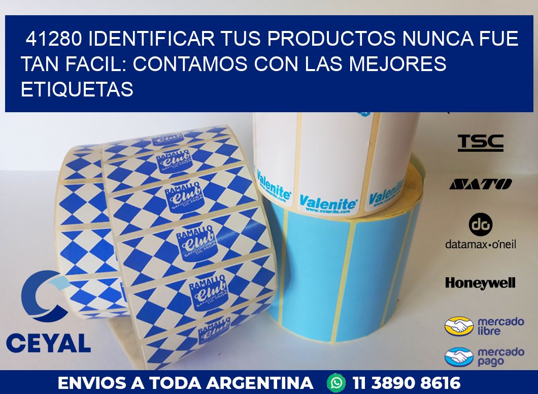 41280 IDENTIFICAR TUS PRODUCTOS NUNCA FUE TAN FACIL: CONTAMOS CON LAS MEJORES ETIQUETAS