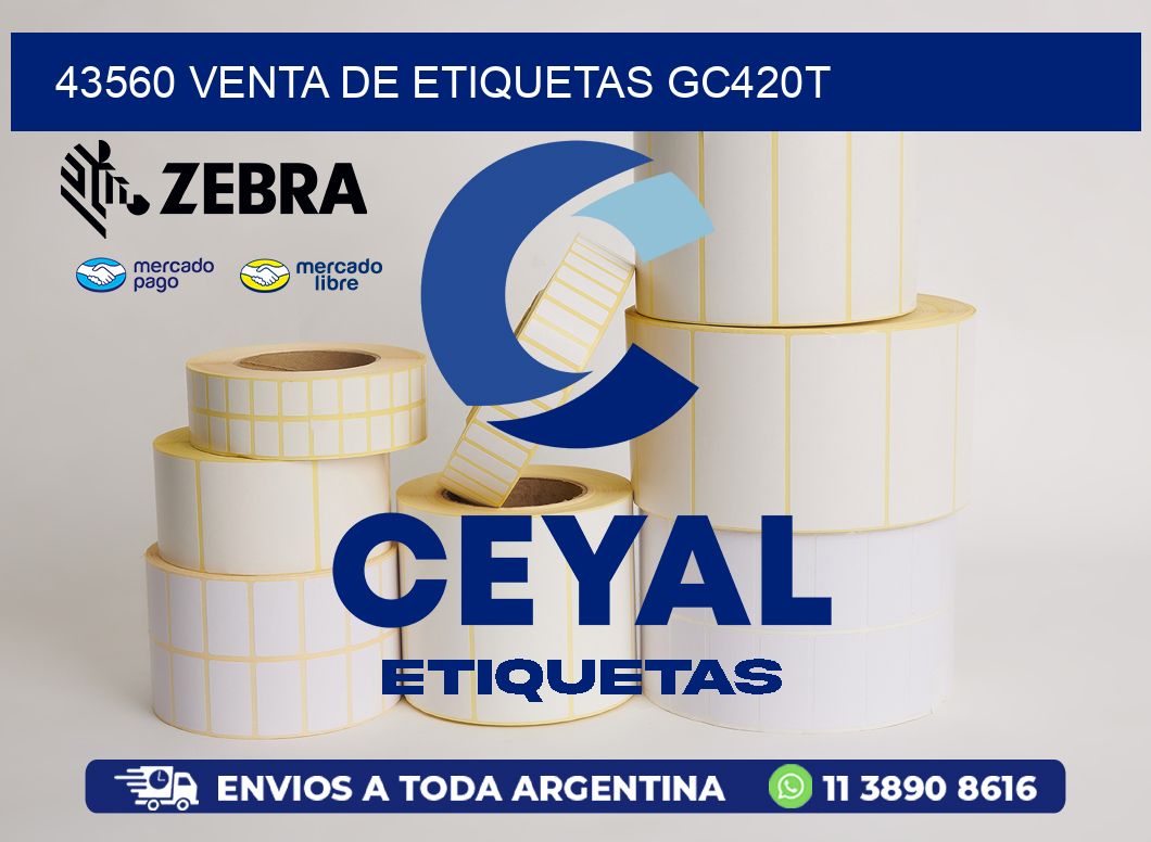 43560 VENTA DE ETIQUETAS GC420T