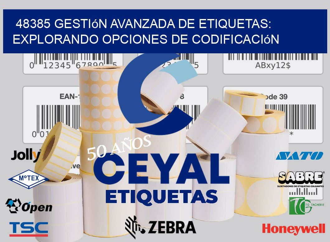 48385 Gestión Avanzada de Etiquetas: Explorando Opciones de Codificación