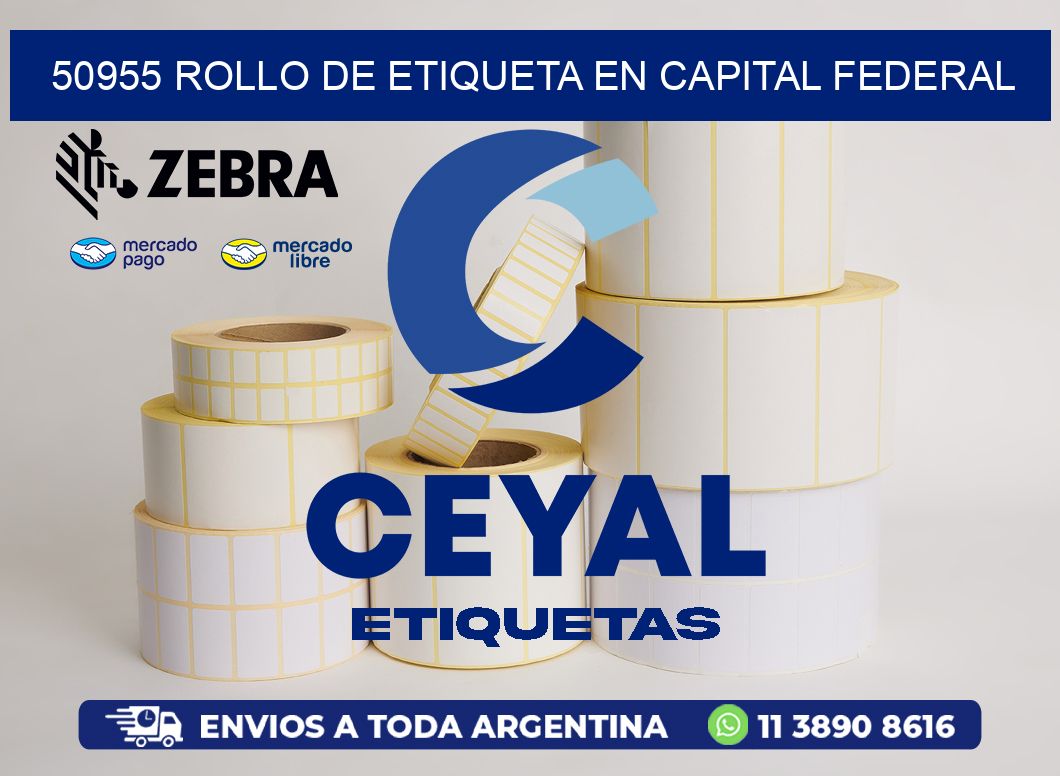 50955 ROLLO DE ETIQUETA EN CAPITAL FEDERAL