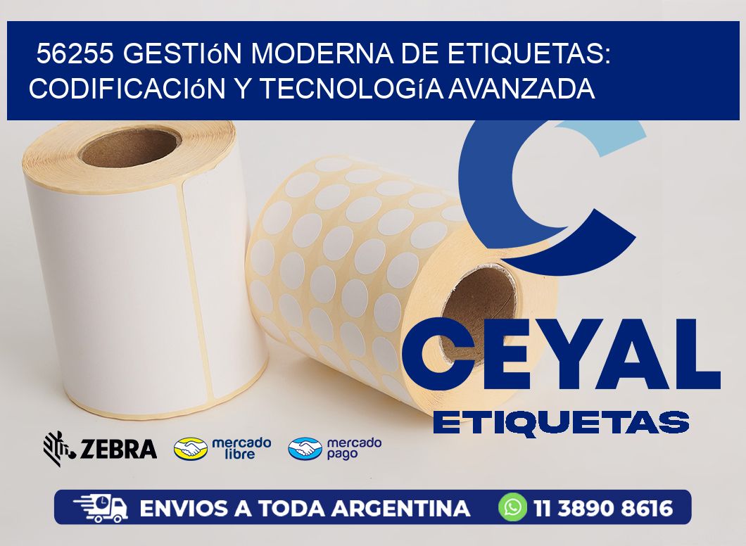 56255 Gestión Moderna de Etiquetas: Codificación y Tecnología Avanzada