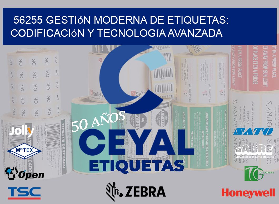 56255 Gestión Moderna de Etiquetas: Codificación y Tecnología Avanzada