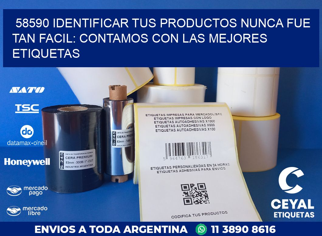 58590 IDENTIFICAR TUS PRODUCTOS NUNCA FUE TAN FACIL: CONTAMOS CON LAS MEJORES ETIQUETAS