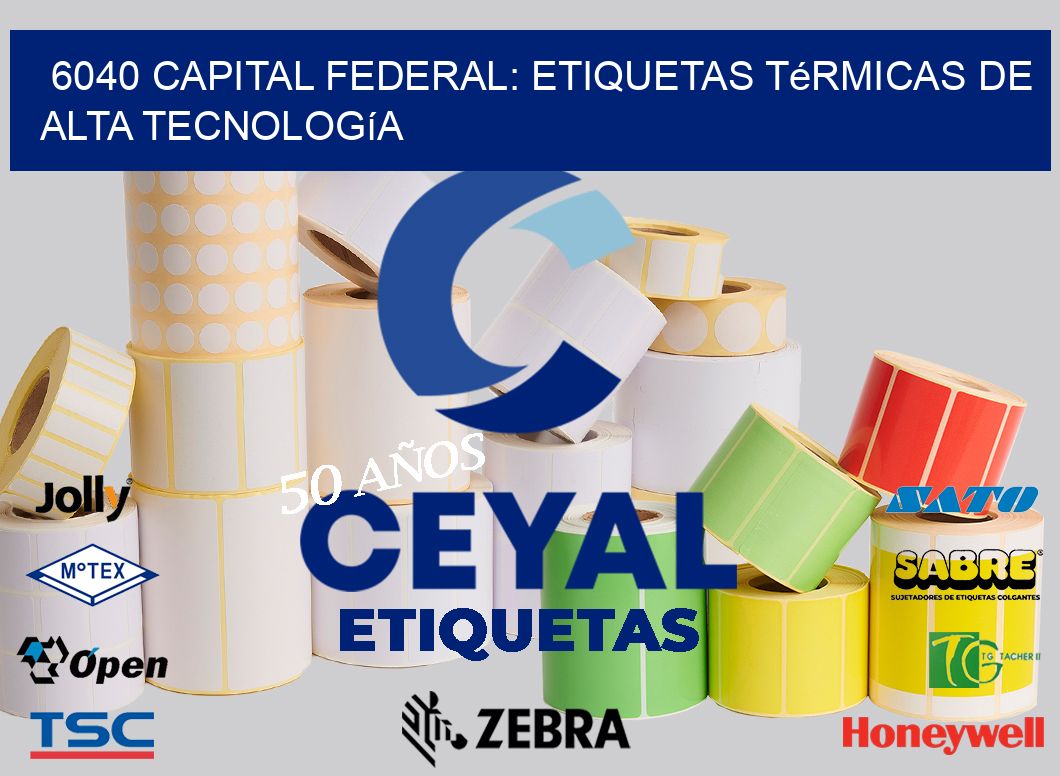 6040 Capital Federal: Etiquetas Térmicas de Alta Tecnología
