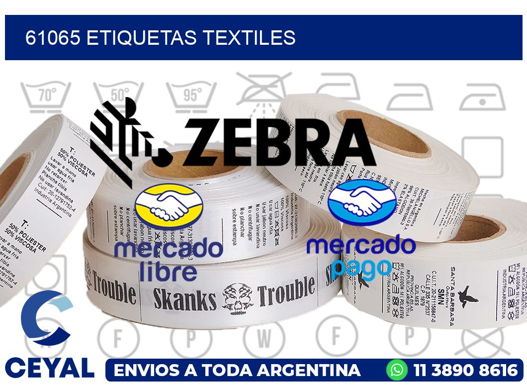 61065 ETIQUETAS TEXTILES