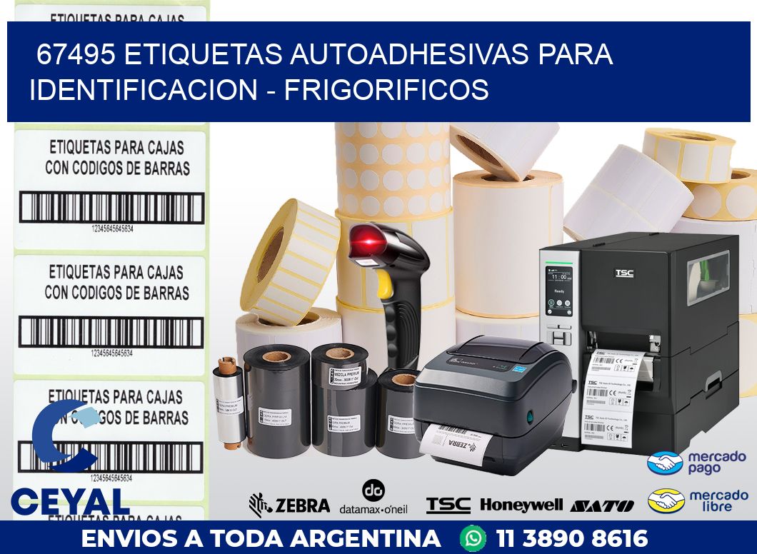 67495 ETIQUETAS AUTOADHESIVAS PARA IDENTIFICACION – FRIGORIFICOS