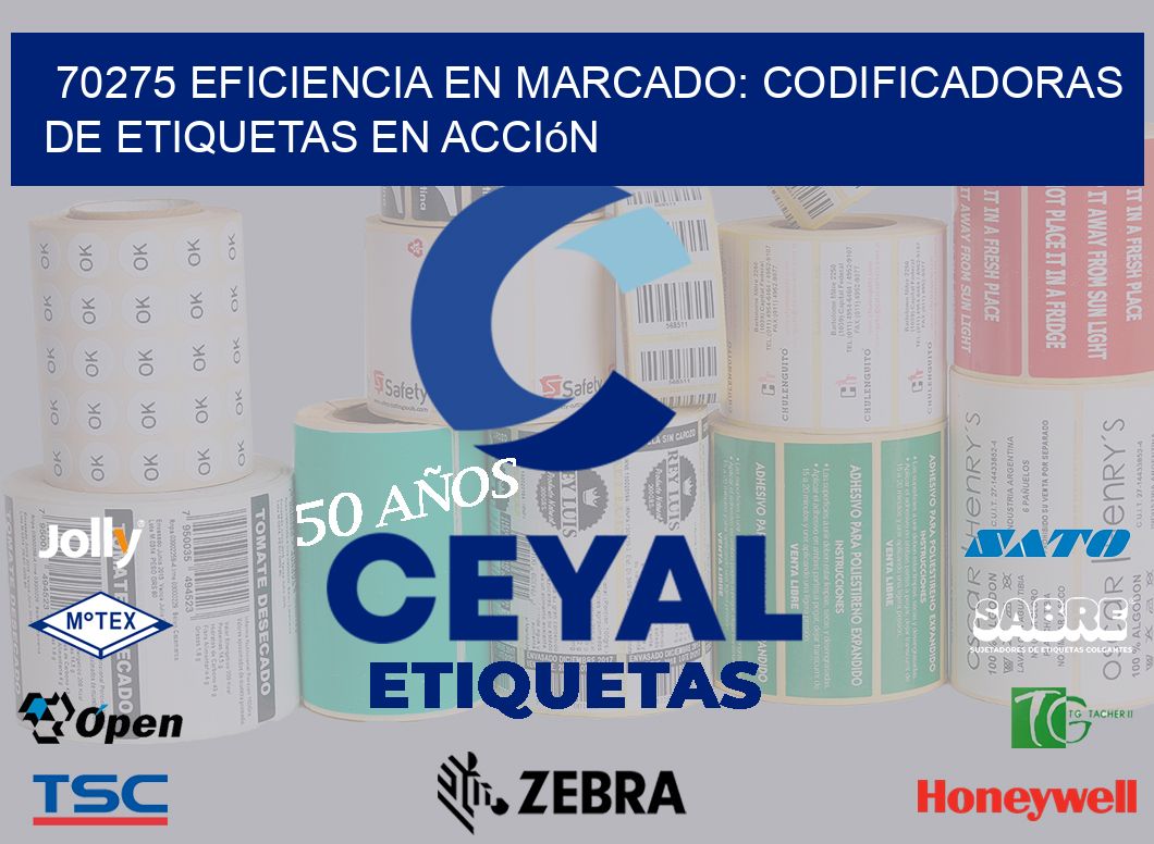 70275 Eficiencia en Marcado: Codificadoras de Etiquetas en Acción