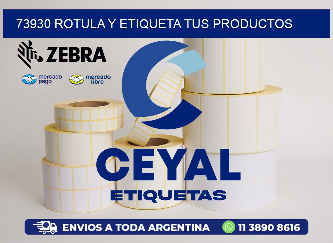 73930 ROTULA Y ETIQUETA TUS PRODUCTOS