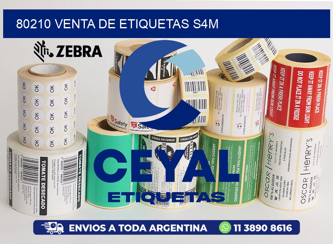 80210 VENTA DE ETIQUETAS S4M