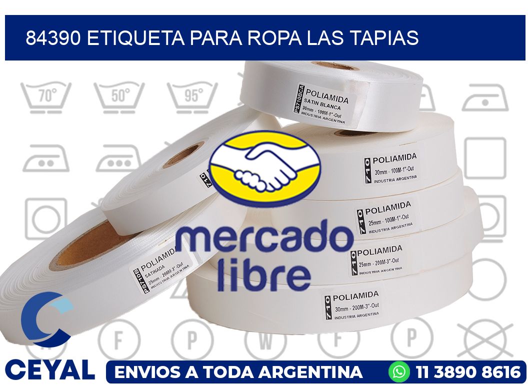84390 ETIQUETA PARA ROPA LAS TAPIAS