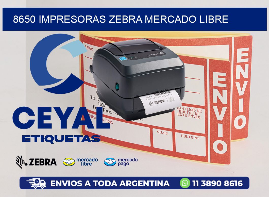 8650 IMPRESORAS ZEBRA MERCADO LIBRE