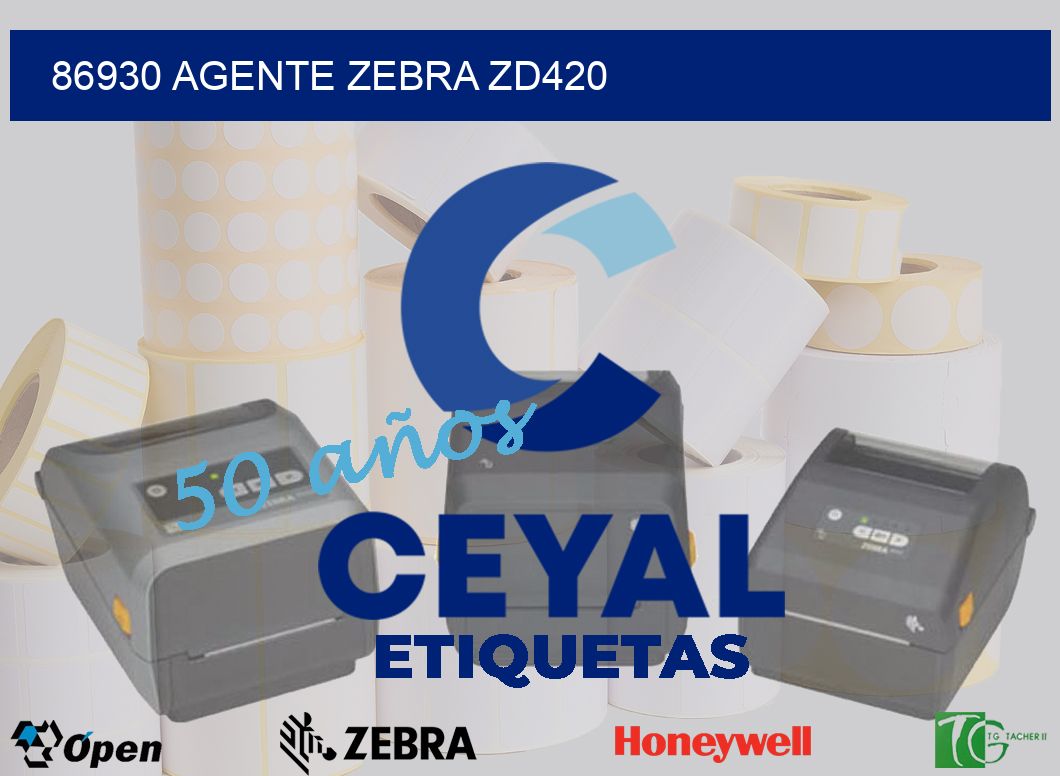 86930 AGENTE ZEBRA ZD420