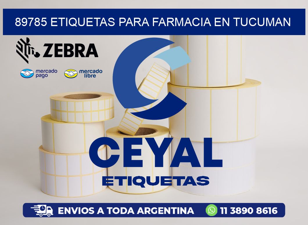 89785 ETIQUETAS PARA FARMACIA EN TUCUMAN