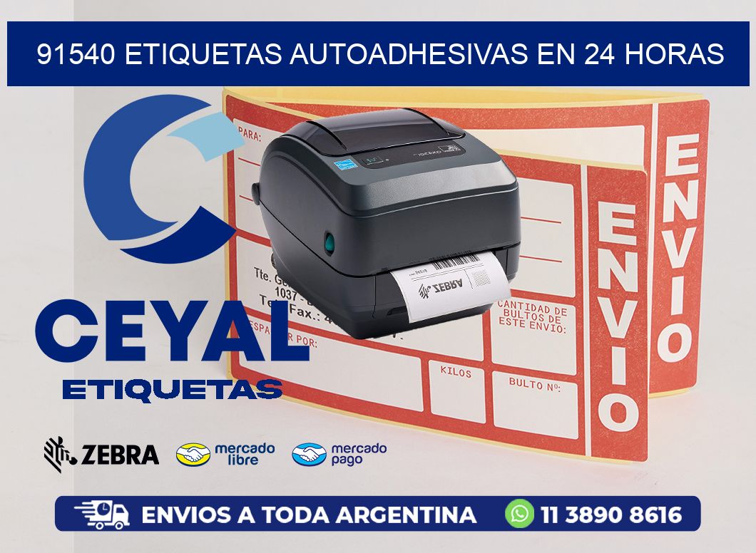 91540 ETIQUETAS AUTOADHESIVAS EN 24 HORAS