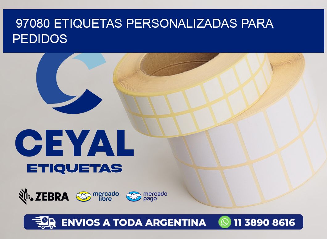 97080 ETIQUETAS PERSONALIZADAS PARA PEDIDOS