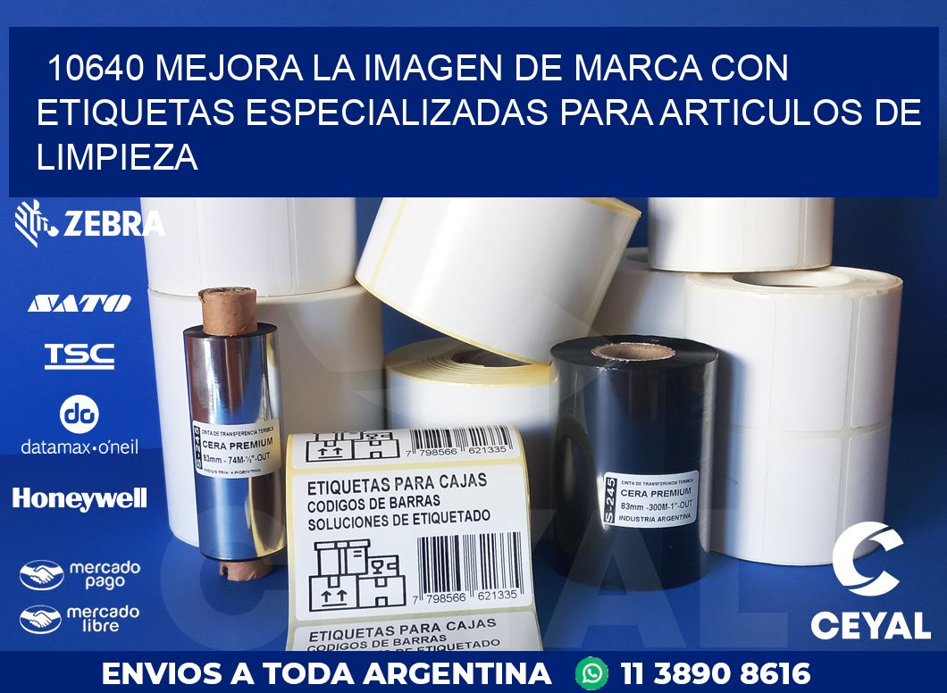 10640 MEJORA LA IMAGEN DE MARCA CON ETIQUETAS ESPECIALIZADAS PARA ARTICULOS DE LIMPIEZA