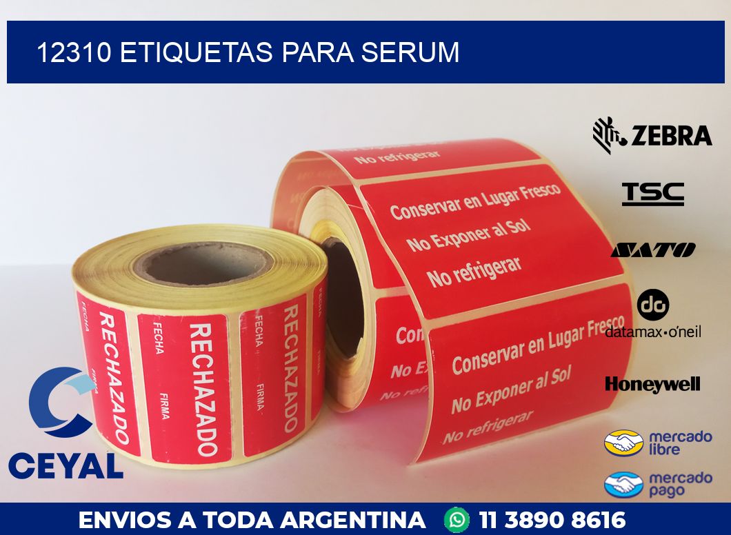 12310 ETIQUETAS PARA SERUM