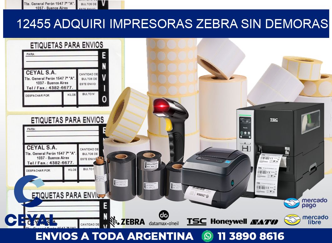 12455 ADQUIRI IMPRESORAS ZEBRA SIN DEMORAS