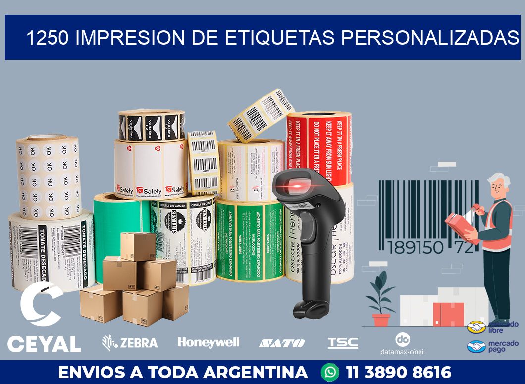 1250 IMPRESION DE ETIQUETAS PERSONALIZADAS