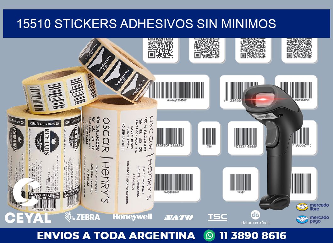 15510 STICKERS ADHESIVOS SIN MINIMOS
