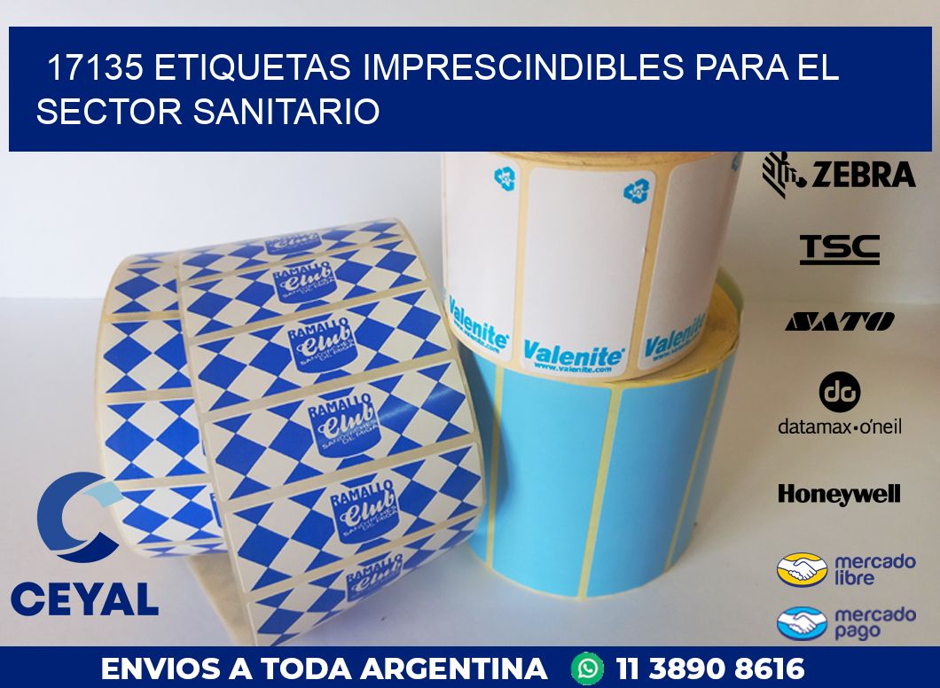 17135 ETIQUETAS IMPRESCINDIBLES PARA EL SECTOR SANITARIO