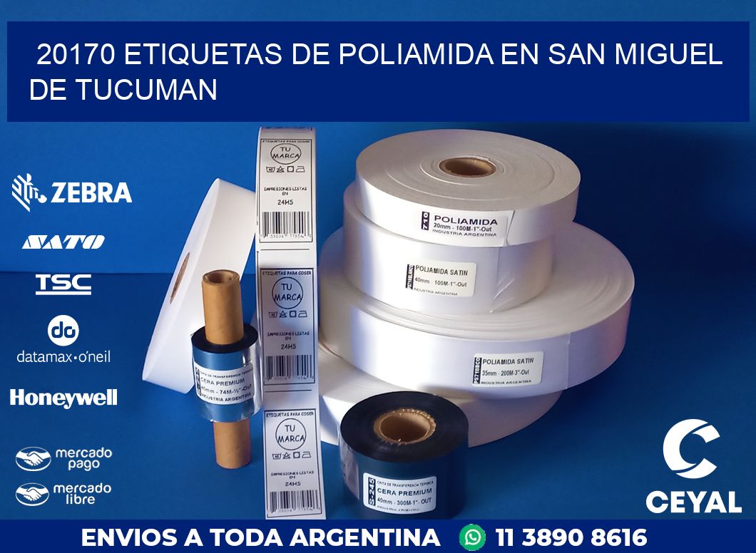 20170 ETIQUETAS DE POLIAMIDA EN SAN MIGUEL DE TUCUMAN