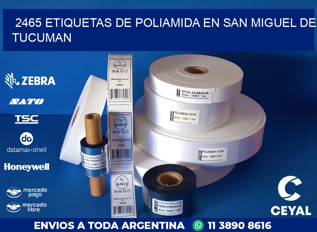 2465 ETIQUETAS DE POLIAMIDA EN SAN MIGUEL DE TUCUMAN