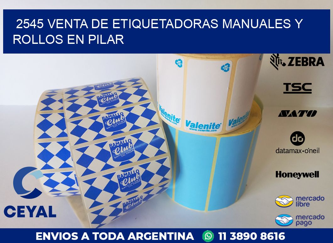 2545 VENTA DE ETIQUETADORAS MANUALES Y ROLLOS EN PILAR