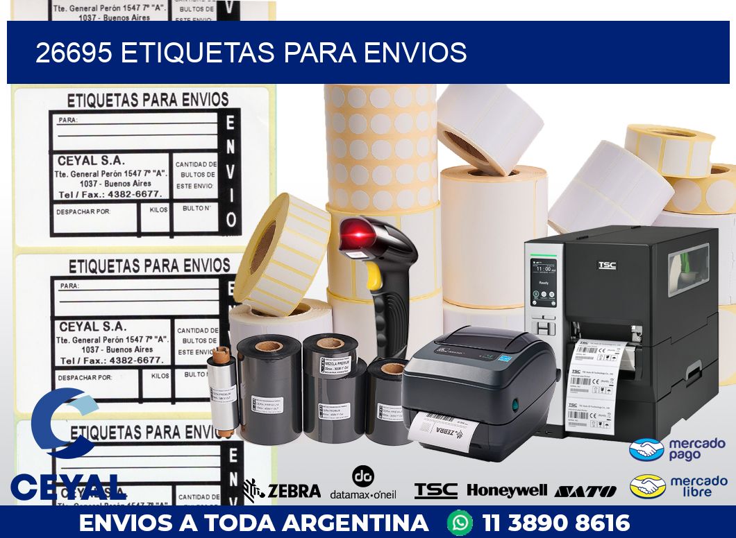 26695 ETIQUETAS PARA ENVIOS