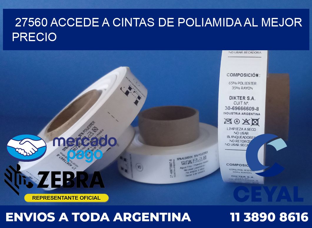 27560 ACCEDE A CINTAS DE POLIAMIDA AL MEJOR PRECIO