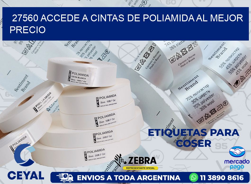 27560 ACCEDE A CINTAS DE POLIAMIDA AL MEJOR PRECIO