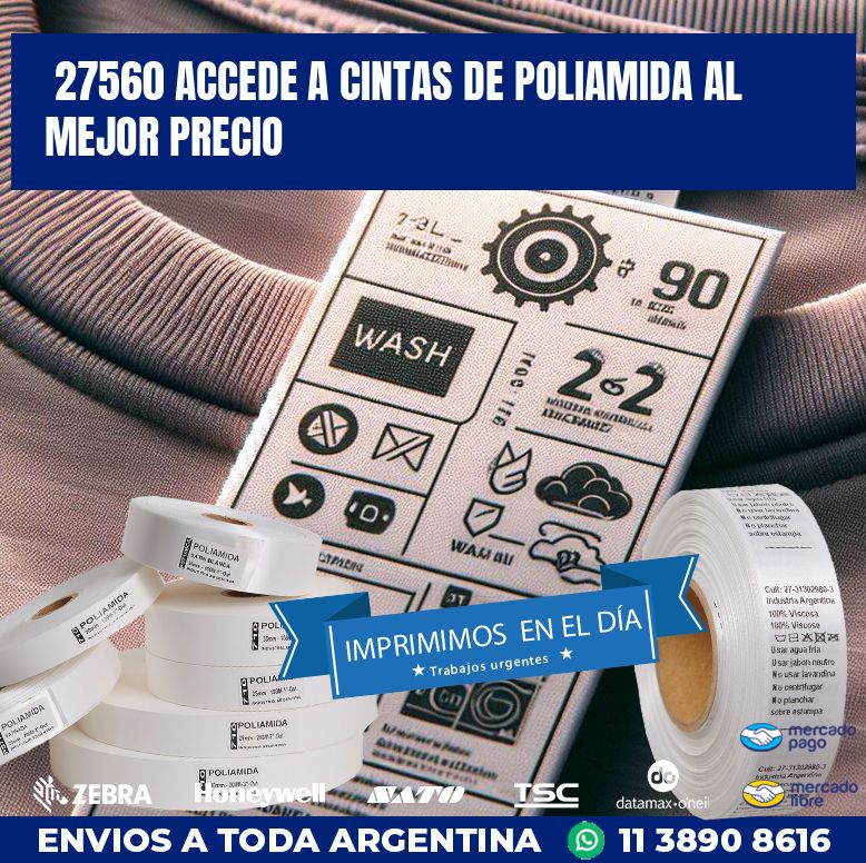 27560 ACCEDE A CINTAS DE POLIAMIDA AL MEJOR PRECIO