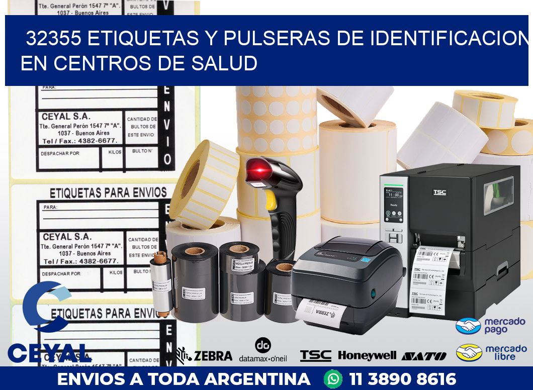32355 ETIQUETAS Y PULSERAS DE IDENTIFICACION EN CENTROS DE SALUD