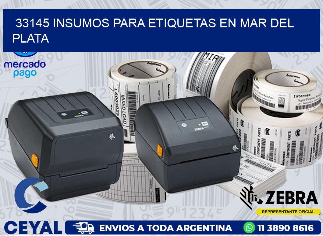 33145 INSUMOS PARA ETIQUETAS EN MAR DEL PLATA